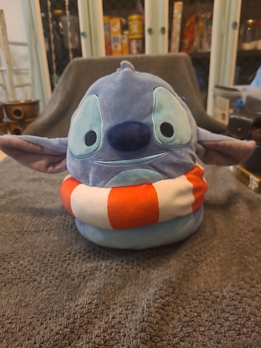 STITCH Disney Jazwares Squish mallow Plush Swim Pool Summer Beach Small 9"